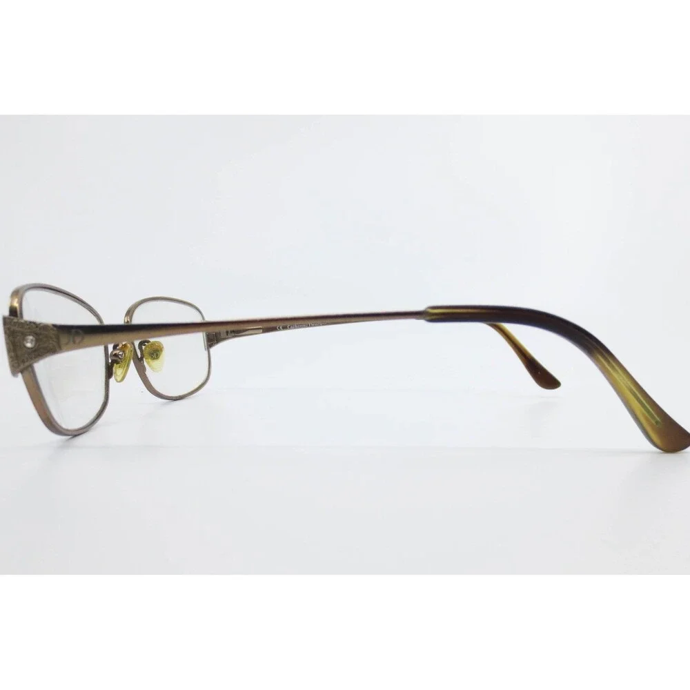 Catherine Deneuve CD-309 SBRN Satin Brown Oval Eyeglass Frames 54-16-135